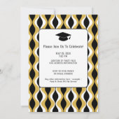 Invitation Célébration des diplômes de groupe - Triple diplôm (Dos)