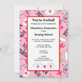 Invitation Célébration des diplômes de l'école de soins infir (Dos)