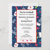 Invitation Célébration des diplômes de l'école de soins infir (Dos)