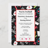 Invitation Célébration des diplômes de l'école de soins infir (Dos)