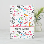 Invitation Célébration des diplômes de l'école de soins infir (Debout devant)