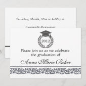 Invitation Célébration des diplômes en 2012 (Devant / Derrière)
