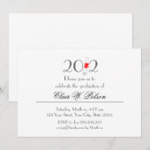 Invitation Célébration des diplômes en 2012 (Devant / Derrière)