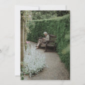 Invitation Célébration des funérailles de la forêt enchantée (Dos)