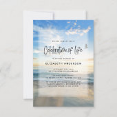 Invitation Célébration des funérailles de Life Ocean (Devant)