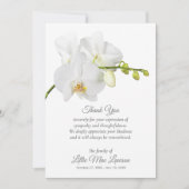 Invitation Célébration des funérailles des orchidées de la Ca (Devant)