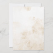 Invitation Célébration des funérailles vertes de la vie (Dos)