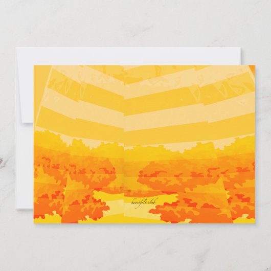 Invitation Célébration d'été (Dos)