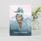 Invitation Célébration d'événement de fête personnalisée Mart (Debout devant)