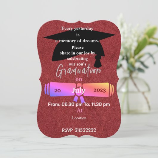 Invitation Célébration d'hier   (Debout devant)