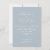 Invitation Célébration d'invitation du paysage marin 2 de la (Dos)