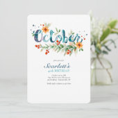 Invitation Célébration d'octobre (Debout devant)