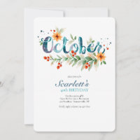 Célébration d'octobre