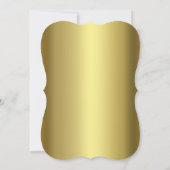 Invitation Célébration d'or de 50 ans de mariage Nous sommes (Dos)