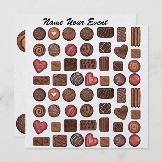 Invitation Célébration douce - SRF (Devant / Derrière)