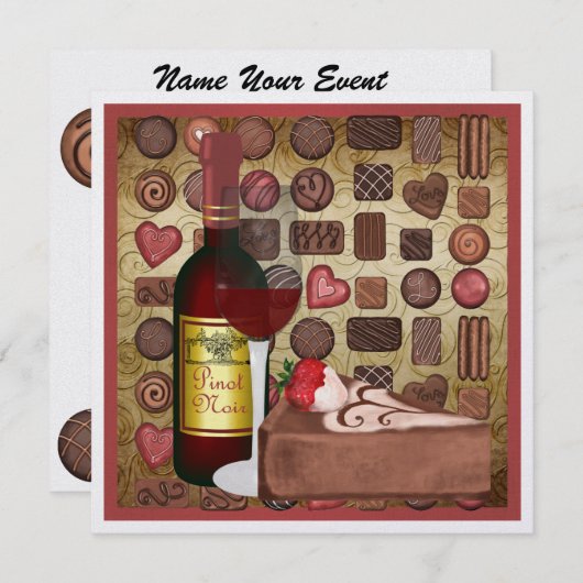 Invitation Célébration douce - SRF (Devant / Derrière)