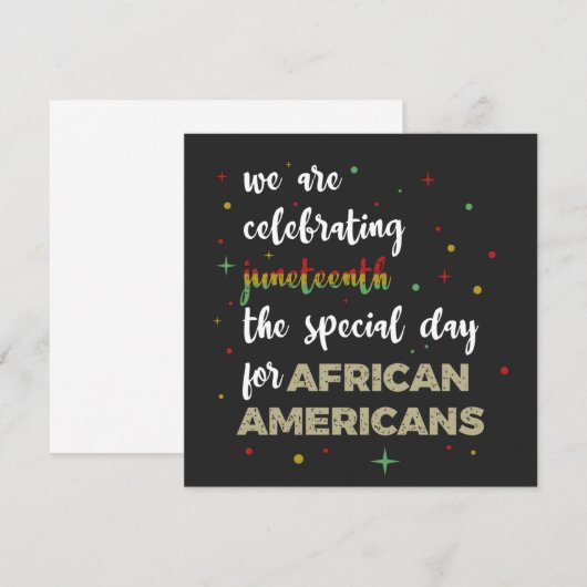 Invitation Célébration du 11° juin (Devant / Derrière)