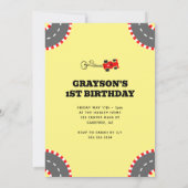 Invitation Célébration du 1er anniversaire de Start Your Engi (Dos)