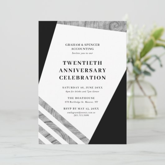 Invitation Célébration du 20e anniversaire (Debout devant)