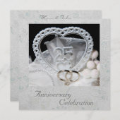 Invitation Célébration du 25e anniversaire (Devant / Derrière)