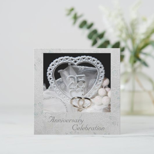 Invitation Célébration du 25e anniversaire (Debout devant)