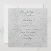 Invitation Célébration du 25e anniversaire (Dos)