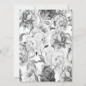 Invitation Célébration du 25e anniversaire de Black & White (Dos)