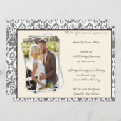 Invitation Célébration du 25e anniversaire de mariage (Devant / Derrière)