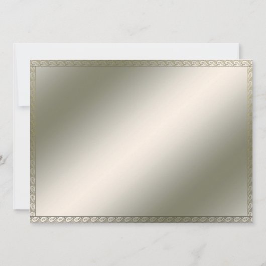 Invitation Célébration du 25e anniversaire de mariage (Dos)