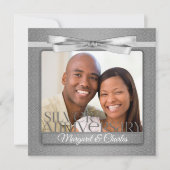 Invitation Célébration du 25e anniversaire de mariage avec ph (Devant)