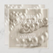 Invitation Célébration du 30e anniversaire du Mariage Pearl (Devant / Derrière)