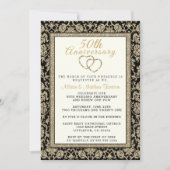 Invitation Célébration du 50e anniversaire de mariage (Devant)