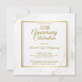 Invitation Célébration du 50e anniversaire de mariage (Devant)