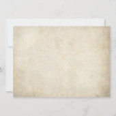 Invitation Célébration du 50e anniversaire de mariage (Dos)