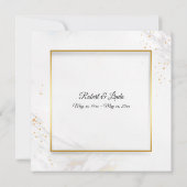 Invitation Célébration du 50e anniversaire d'or (Dos)
