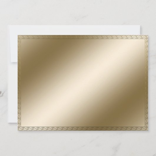 Invitation Célébration du 50e anniversaire d'or (Dos)