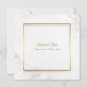 Invitation Célébration du 50e anniversaire d'or (Dos)