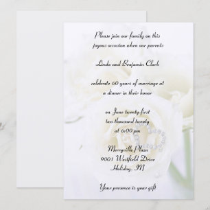 Invitation Célébration du 60e Anniversaire de Diamant