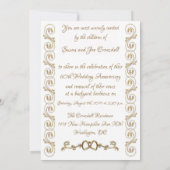 Invitation Célébration du 60e anniversaire de mariage (Dos)