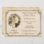 Invitation Célébration du 60e anniversaire de mariage (Devant / Derrière)