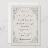 Invitation Célébration du 60e anniversaire de mariage (Dos)