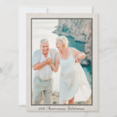 Invitation Célébration du 60e anniversaire de mariage (Devant)
