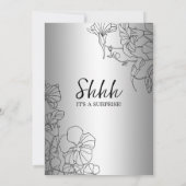 Invitation Célébration du 60e anniversaire de mariage Diamond (Dos)