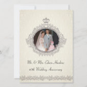 Invitation Célébration du 60e anniversaire de style victorien (Devant)