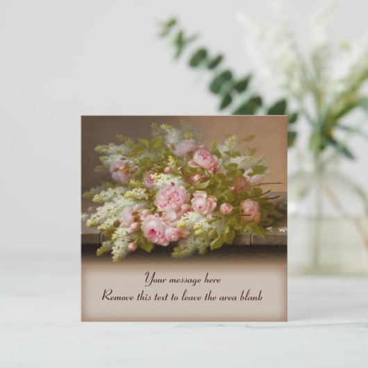 Invitation Célébration du Bouquet CC0159 (Debout devant)