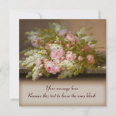 Invitation Célébration du Bouquet CC0159 (Devant)