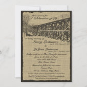 Invitation Célébration du chevalier de train de vie (Devant)