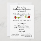 Invitation Célébration du diplôme d'infirmière-Florence Night (Dos)