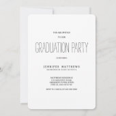 Invitation Célébration du diplôme| Parti des diplômes 2016 (Dos)