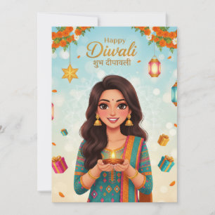 Invitation célébration du festival de Diwali